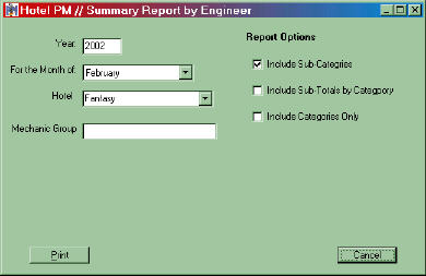 Summary Report by Staff